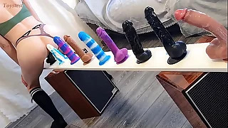 Choosing the Best of the Best! Doing a New Challenge Different Dildos Test (with Bright Orgasm in front end Of course)